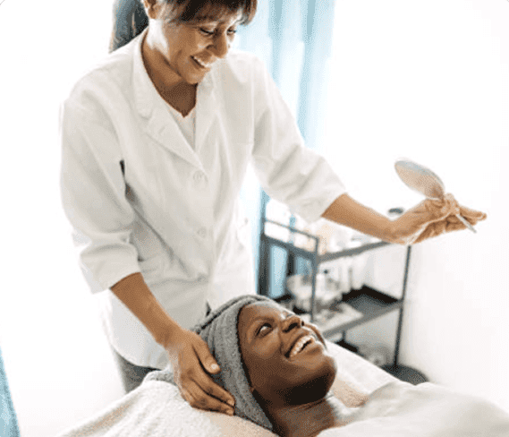 Spa treatment room